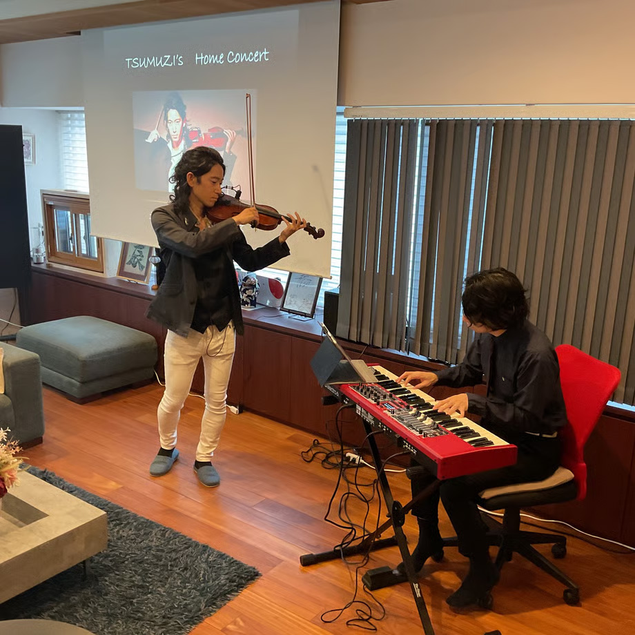 11/14(金) TSUMUZIのホームコンサート with 竹内大輔(Pf) in 土屋グループ銀座ショールーム