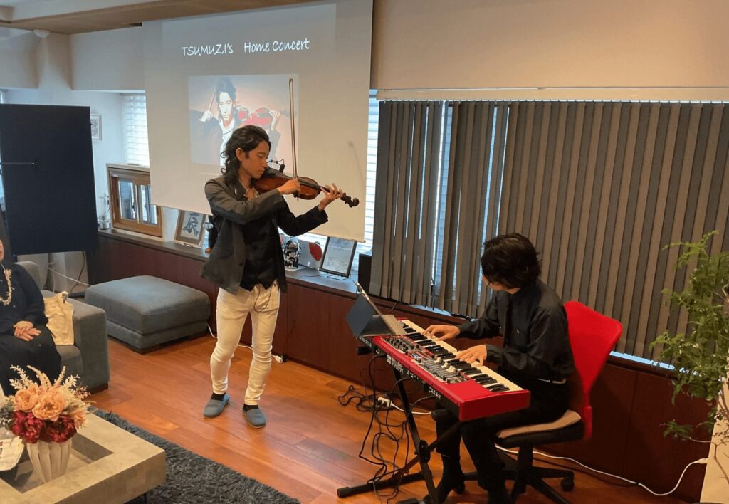 9/24(木) TSUMUZIのホームコンサート with 竹内大輔(Pf) in 土屋グループ銀座ショールーム